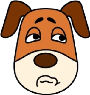 🥺 emoji Собака @modnyashki_vip Telegram sticker 19 of 25