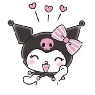 🥰 emoji KuromiFans Telegram sticker 16 of 61
