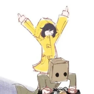Sticker from LITTLE NIGHTMARES @Abyss_666