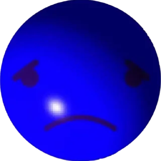 😔 emoji рожицы Telegram sticker 6 of 19