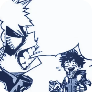 💥 emoji Katsuki & Deku :; @SerenitySsoul Telegram sticker 10 of 40