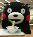 🍜 emoji Kumamon by @Torton Telegram sticker 12 of 79