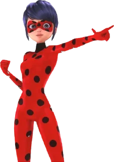 🐞 emoji Ladybug - Miraculous : @Characters_stickers Telegram sticker 13 of 68