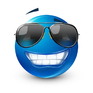 ☀️ emoji Blue Emoji @bluemojis Telegram sticker 16 of 113