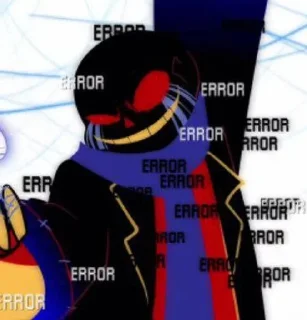 🖤 emoji ERROR SANS Telegram sticker 17 of 45