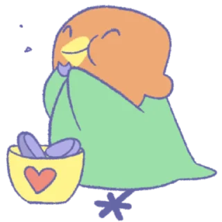 😋 emoji Cheerful Choco | @discord_stickers Telegram sticker 11 of 45