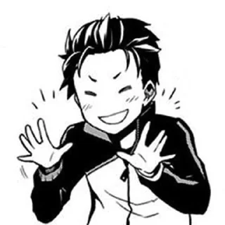🌟 emoji Subaru Natsuki 7 @IRGODUsopp Telegram sticker 6 of 120