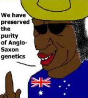 🇦🇺 emoji we are whites Telegram sticker 23 of 27