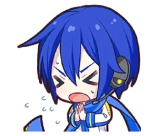 😖 emoji KAITO Telegram sticker 9 of 13