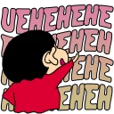 😆 emoji Shin-chan en galego Telegram sticker 18 of 74