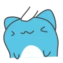 ❤️ emoji 𓄂Ƀ⃬ʟu⃑ᴇ Cα͢ᴘoo @HANGSEED𖨘 Telegram sticker 18 of 20