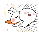🦸‍♂️ emoji Spoiled Rabbit- @MochaStickers Telegram sticker 11 of 43