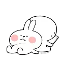 😌 emoji Spoiled Rabbit- @MochaStickers Telegram sticker 9 of 43