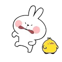 😤 emoji Spoiled Rabbit- @MochaStickers Telegram sticker 12 of 43