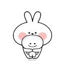🤗 emoji Spoiled Rabbit- @MochaStickers Telegram sticker 17 of 43