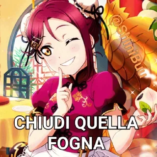 🤫 emoji SIF Aqours @ShiniBuu's Pack Telegram sticker 10 of 110