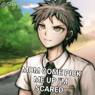 🙂 emoji @ShiniBuu's Danganronpa Pack Telegram sticker 9 of 102