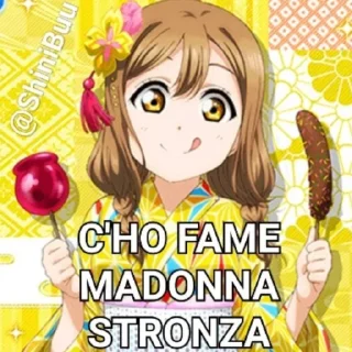 😋 emoji SIF Aqours @ShiniBuu's Pack Telegram sticker 24 of 110