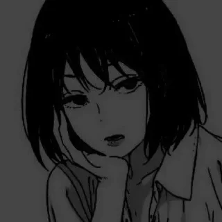 🖇 emoji 𝕯𝖆𝖗𝖐 𝕲𝖎𝖗𝖑 | @Kakegoruiba Telegram sticker 7 of 53