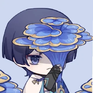 😢 emoji Скарамучча Telegram sticker 18 of 35