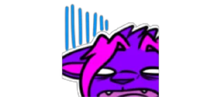 😰 emoji FelisRandomis Twitch Emotes Telegram sticker 17 of 33