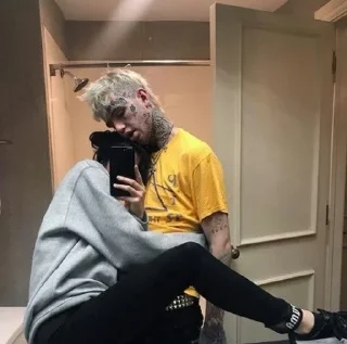 😍 emoji Lil peep Telegram sticker 10 of 19