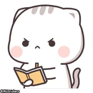 🤨 emoji @MHStickers Kawaii Neko Chan 3 Telegram sticker 19 of 25