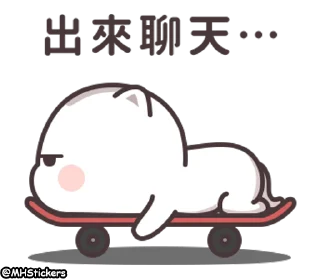 🙄 emoji @MHStickers Kawaii Neko Chan 1 Telegram sticker 21 of 25
