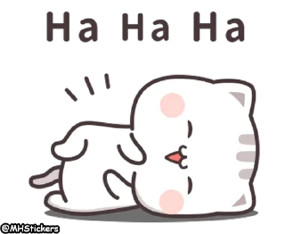 🤣 emoji @MHStickers Kawaii Neko Chan 1 Telegram sticker 14 of 25