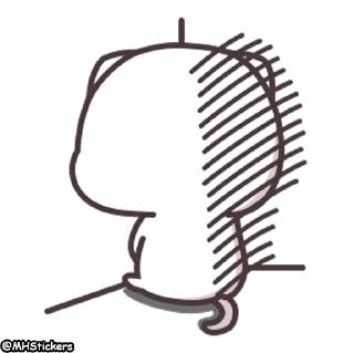 ☹️ emoji @MHStickers Kawaii Neko Chan 1 Telegram sticker 8 of 25