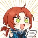👽 emoji EnStars! Chibis Telegram sticker 21 of 33
