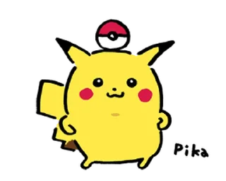 Sticker from Pokémon LINE 1