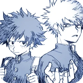 💥 emoji Katsuki & Deku :; @SerenitySsoul Telegram sticker 22 of 40