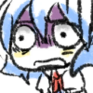 😱 emoji cirno Telegram sticker 5 of 24