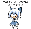 ✖ emoji cirno Telegram sticker 23 of 27