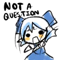 ✖ emoji cirno Telegram sticker 22 of 27