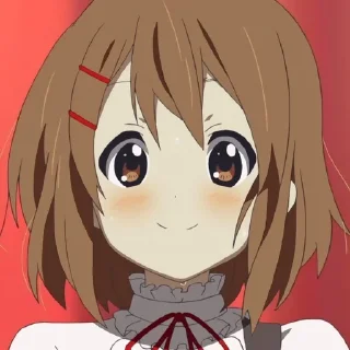 🌟 emoji 🎸 ▵▿ Yui Hirasawa ♩ @KesitoMania Telegram sticker 15 of 120