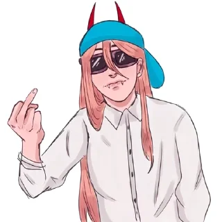🖕 emoji Fuck you | @Onishiki @Nishi_Stickers Telegram sticker 11 of 40