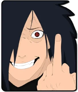 🖕 emoji Fuck you | @Onishiki @Nishi_Stickers Telegram sticker 24 of 40