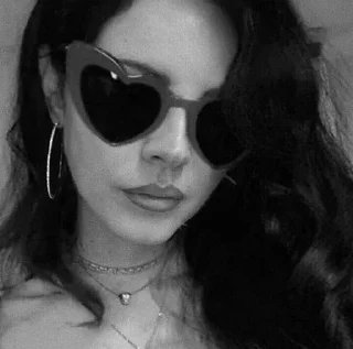 😎 emoji lana del rey ★ Telegram sticker 14 of 74