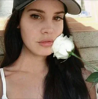🌷 emoji lana del rey ★ Telegram sticker 15 of 74