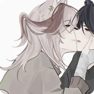 😚 emoji Няшки☆ Telegram sticker 19 of 32