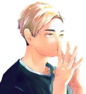 🧐 emoji Atsumu Miya by @autisticstarplatinumzawarudo Telegram sticker 5 of 120