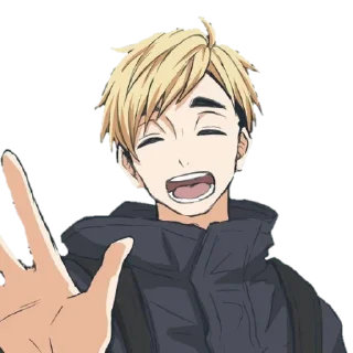 ✋ emoji Atsumu Miya by @autisticstarplatinumzawarudo Telegram sticker 18 of 120