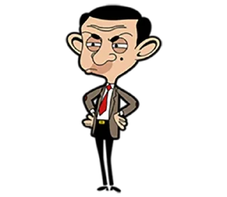 🤨 emoji Mr Bean @MBean1 Telegram sticker 9 of 39