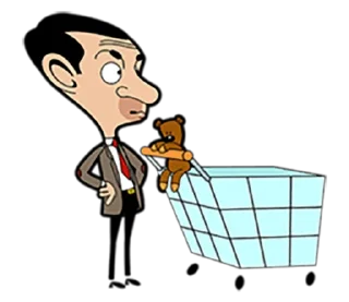 🛒 emoji Mr Bean @MBean1 Telegram sticker 8 of 39