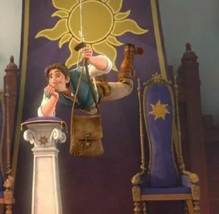 🖇 emoji Flynn rider  🖇  @lord_cullen Telegram sticker 13 of 51