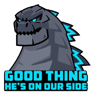 🤩 emoji Godzilla On Ton Telegram sticker 8 of 56