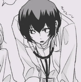 ➰ emoji Dazai Osamu Telegram sticker 17 of 57