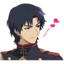 😏 emoji seraph of the end @Nekosticker Telegram sticker 10 of 41